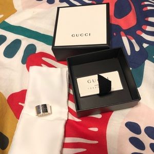 Gucci sterling ring size 7